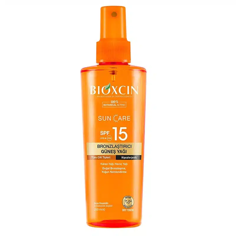 روغن ضد آفتاب و برنزه کننده بیوکسین BIOXCIN SPF15